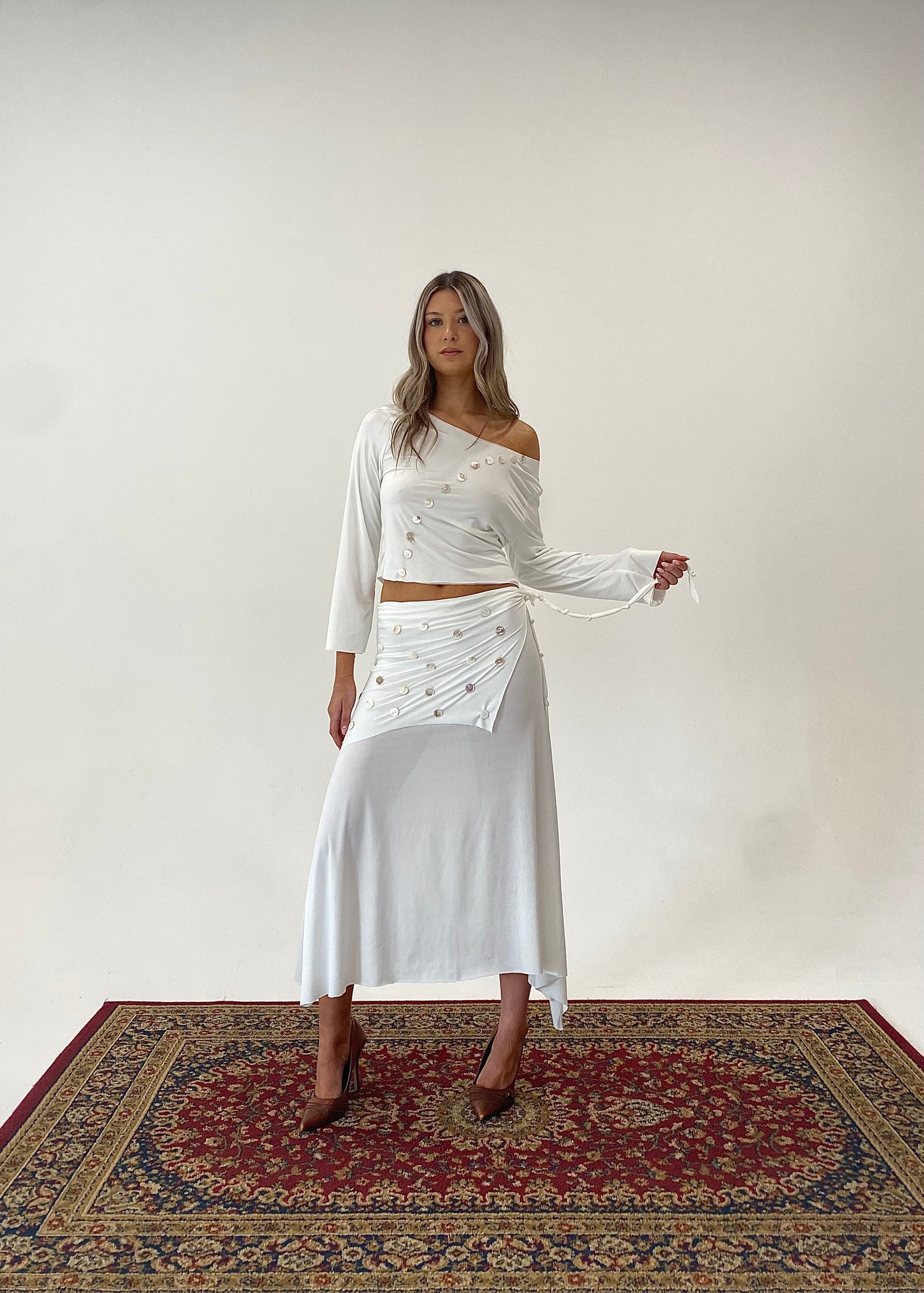 Vanilla Button Top