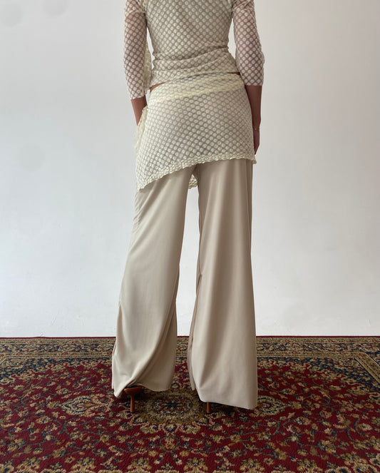 Clara Wide Leg Polka Dot Trousers