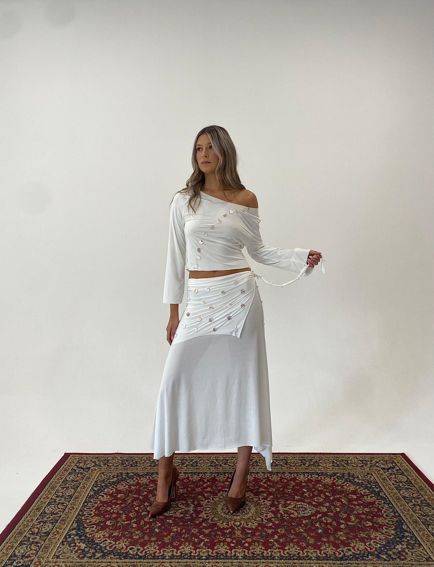 Vanilla Button Top
