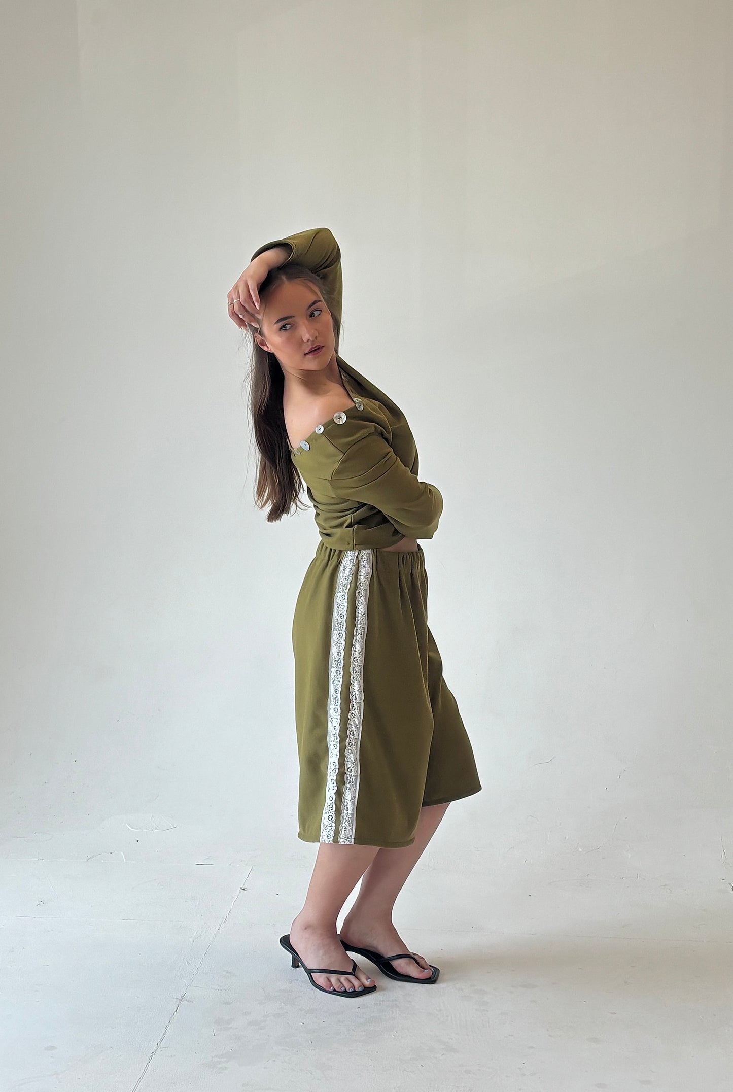 Olive Pear Top