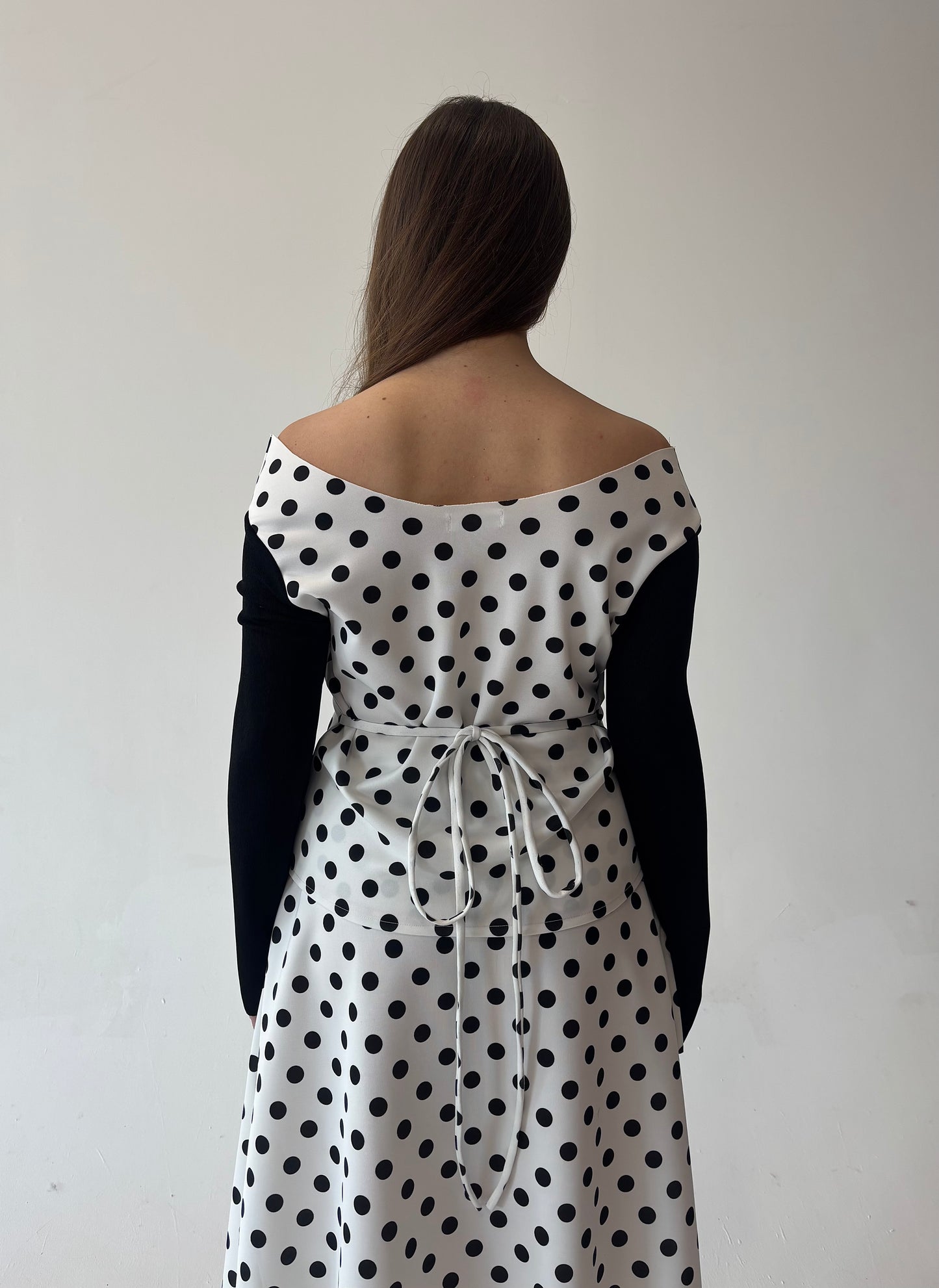 Polka Dot Long Sleeve Top