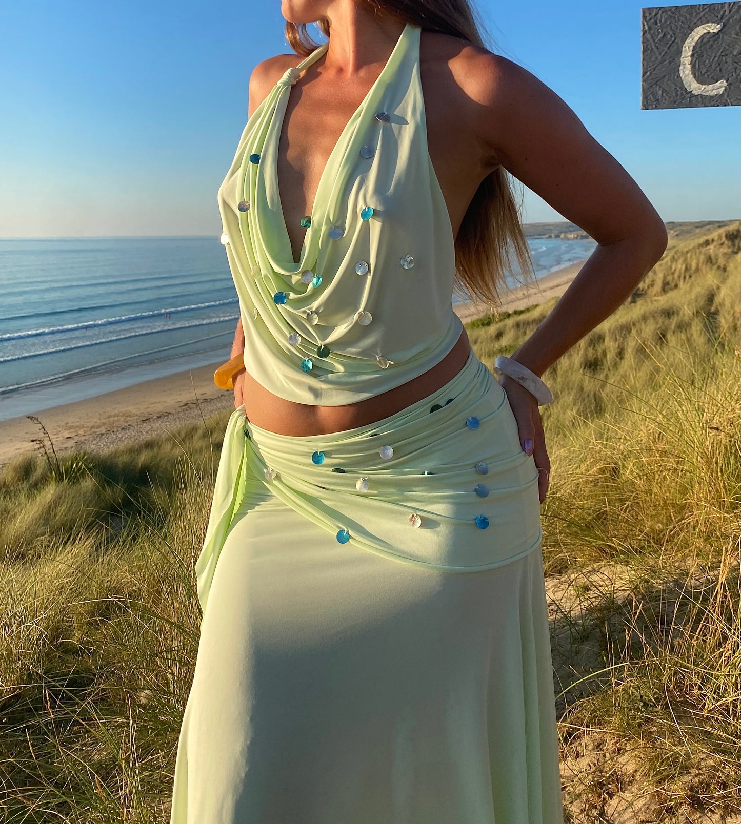 Sahara Skirt In Pistachio
