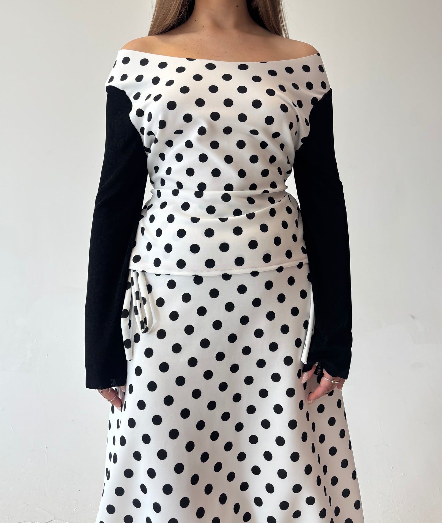 Polka Dot Long Sleeve Top