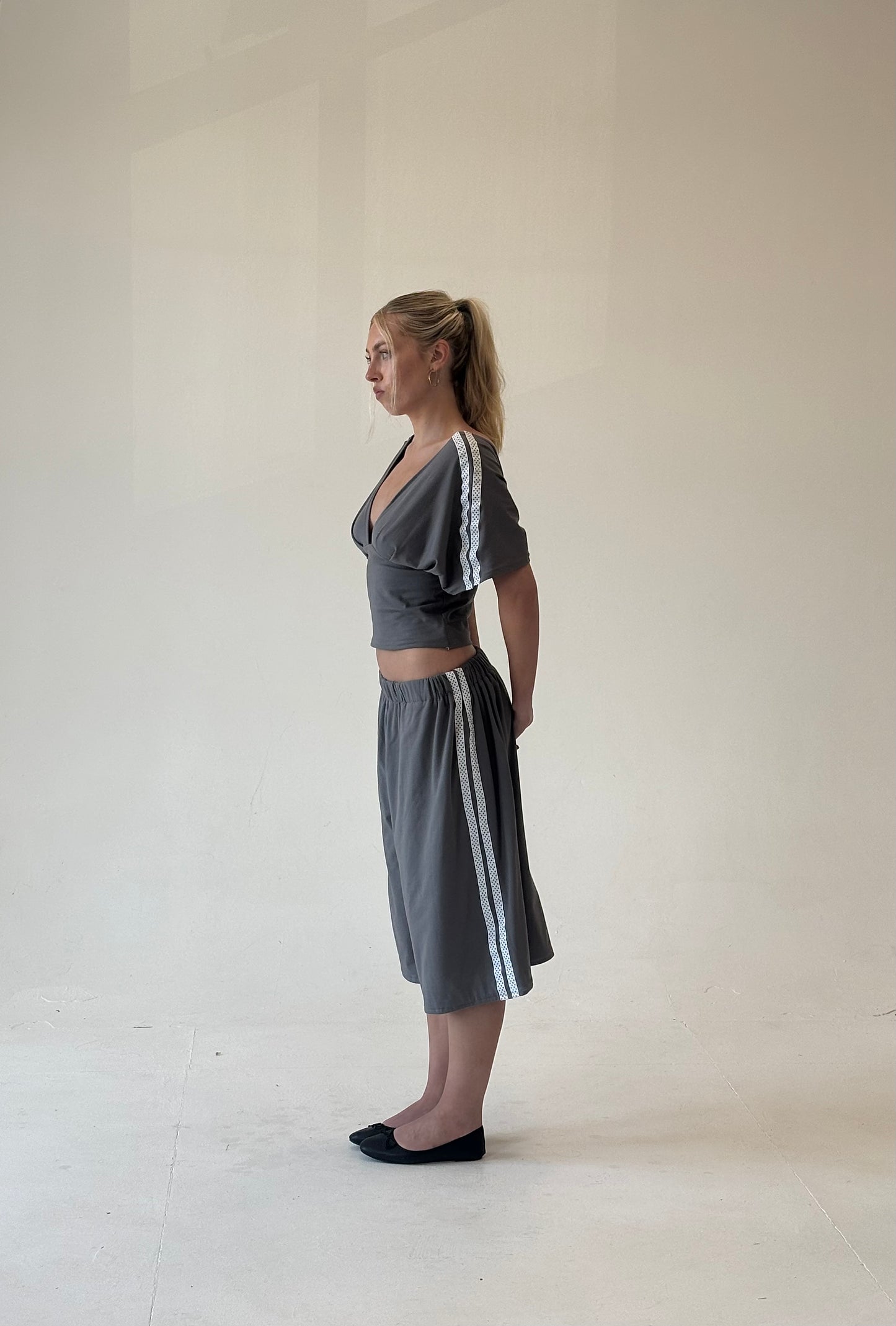 Luna Slate Jorts