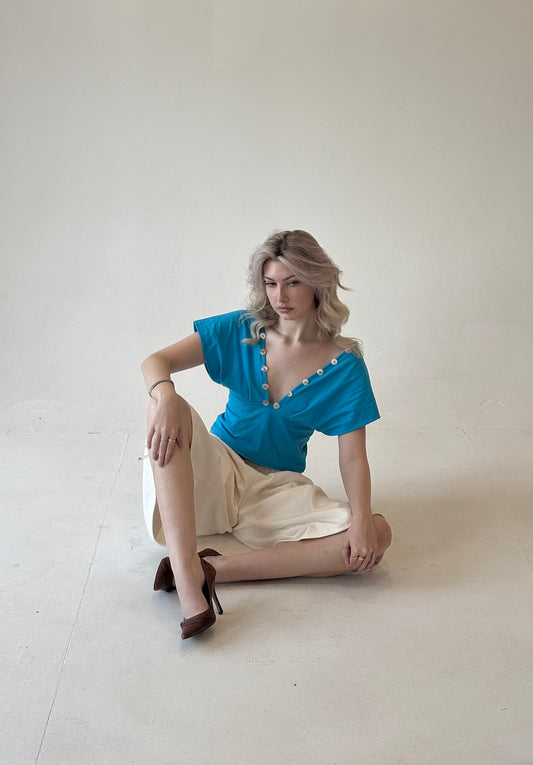Rain Button Top
