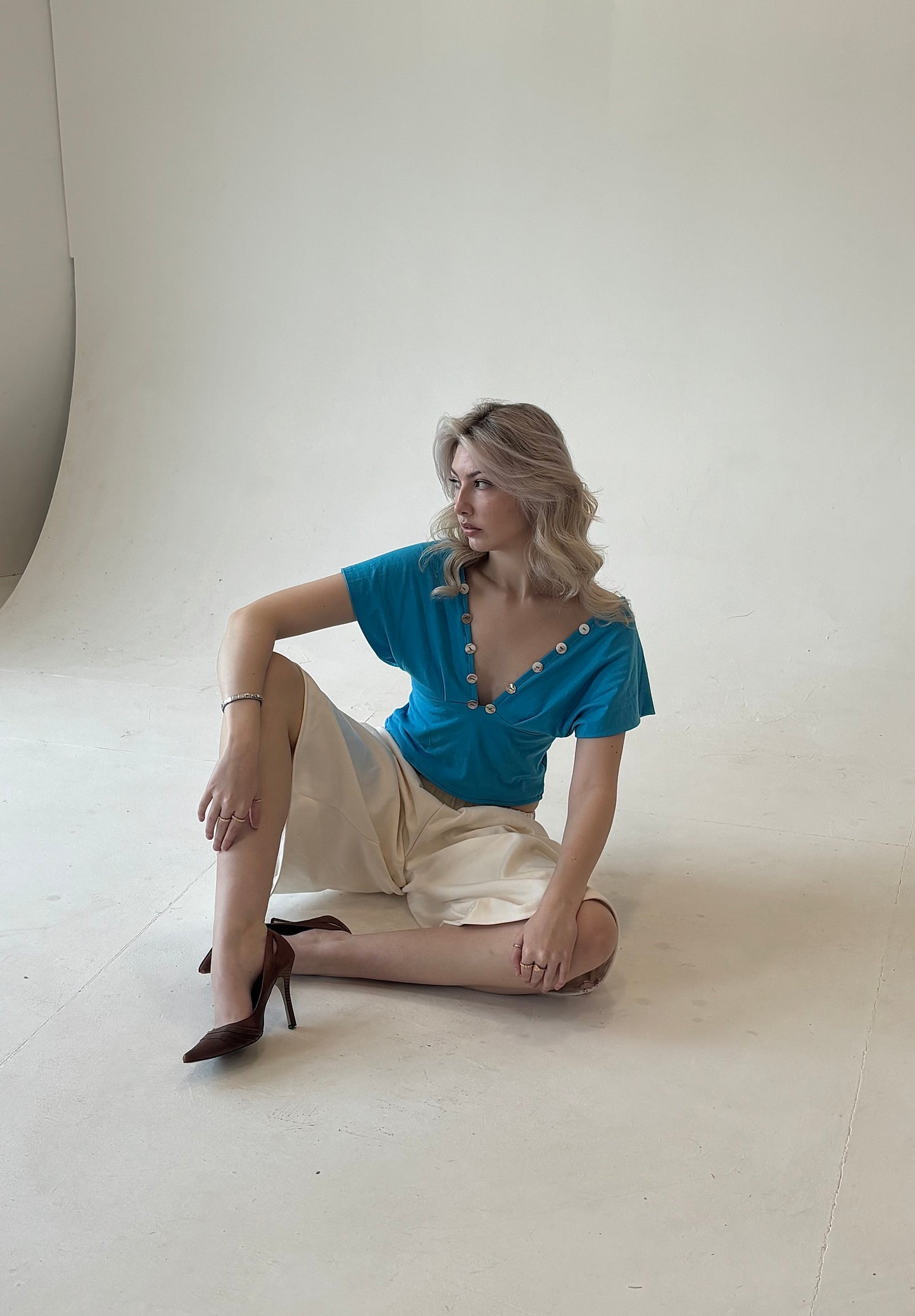 Rain Button Top