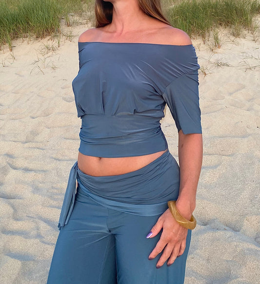 Tina Top In Ocean Blue
